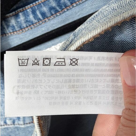 Abercrombie & Fitch Oversized Denim Trucker Button Jacket, size XS - Picture 8 of 8